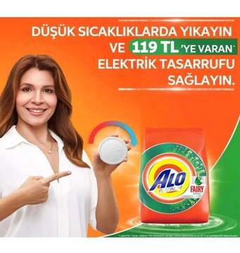 Alo Platinum Fairy Etkili Beyazlar İçin 52 Yıkama Toz Deterjan 2x4 kg