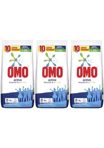 Omo Matik Renkliler ve Beyazlar İçin 198 Yıkama Toz Deterjan 3x10 kg