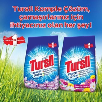 Tursıl Leylak Bahçesi Renkliler ve Beyazlar İçin 53 Yıkama Toz Deterjan 8 kg
