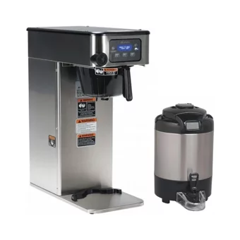 Horecamark Icba Zaman Ayarlı Plastik Filtreli Termoslu 5 L Hazne Kapasiteli 3200 W Gri Filtre Kahve Makinesi