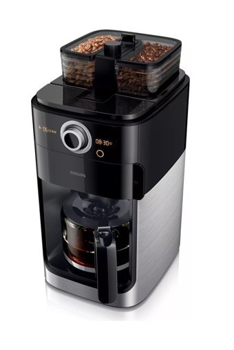 Philips HD7769/00 Zaman Ayarlı Paslanmaz Çelik Filtreli Karaf 1.2 L Hazne Kapasiteli 10 Fincan 1000 W Siyah Filtre Kahve Makinesi