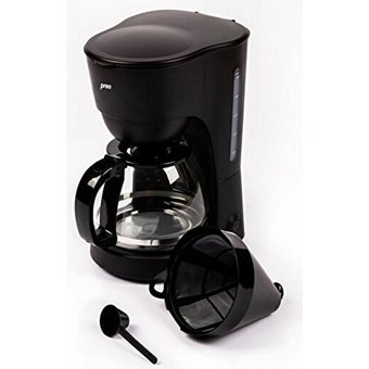 Preo PFK02 Plastik Filtreli Karaf 1.25 L Hazne Kapasiteli 12 Fincan 750 W Siyah Filtre Kahve Makinesi