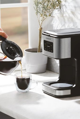 Homend Coffeebreak 5006h Zaman Ayarlı Plastik Filtreli Karaf 1.25 L Hazne Kapasiteli 12 Fincan 900 W Siyah Filtre Kahve Makinesi