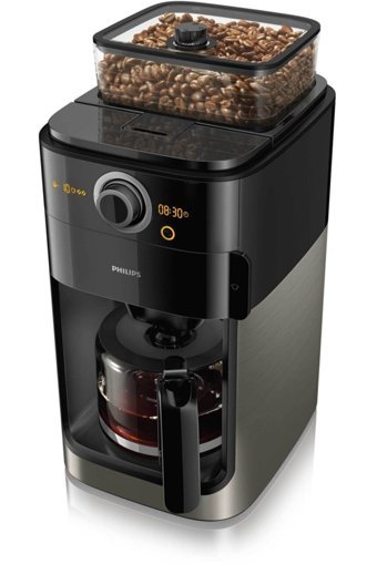 Philips HD7768/80 Zaman Ayarlı Paslanmaz Çelik Filtreli Karaf 1.2 L Hazne Kapasiteli 10 Fincan 1000 W Siyah Filtre Kahve Makinesi