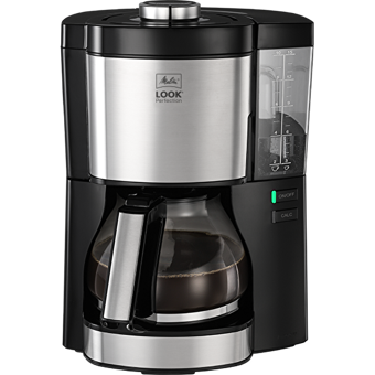 Melitta Look V Perfection Paslanmaz Çelik Filtreli Karaf 1.2 L Hazne Kapasiteli 10 Fincan 900 W Siyah Filtre Kahve Makinesi