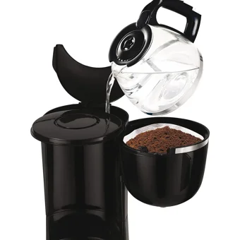 Tefal CM340811 Plastik Filtreli Karaf 0.6 L Hazne Kapasiteli 6 Fincan Mini 600 W Siyah Filtre Kahve Makinesi