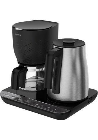 Grundig Zaman Ayarlı Plastik Filtreli Karaf 2.6 L Hazne Kapasiteli 6 Fincan 1800 W İnox Filtre Kahve Makinesi