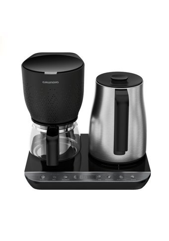 Grundig Zaman Ayarlı Plastik Filtreli Karaf 2.6 L Hazne Kapasiteli 6 Fincan 1800 W İnox Filtre Kahve Makinesi