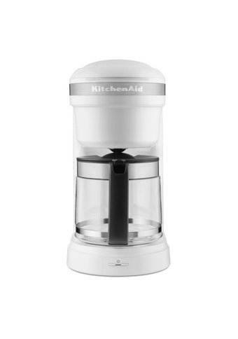 Kitchenaid 5KCM1208EWH Classic Zaman Ayarlı Plastik Filtreli Karaf 1.7 L Hazne Kapasiteli 12 Fincan Akıllı 1100 W Beyaz Filtre Kahve Makinesi