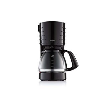 Arzum AR3135 Kuppa Plastik Filtreli Karaf 1.25 L Hazne Kapasiteli 12 Fincan 800 W Siyah Filtre Kahve Makinesi