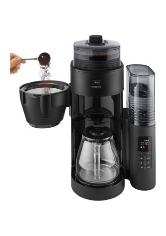 Melitta Aroma Fresh Zaman Ayarlı Plastik Filtreli Karaf 1.25 L Hazne Kapasiteli 10 Fincan 1000 W Siyah Filtre Kahve Makinesi