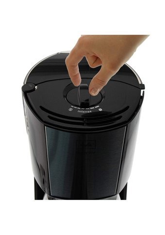 Melitta Enjoy II Top 1017-04 Paslanmaz Çelik Filtreli Karaf 1 L Hazne Kapasiteli 10 Fincan 1000 W Siyah Filtre Kahve Makinesi