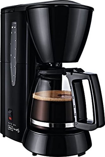 Melitta M720-1/2 Single5 Plastik Filtreli Karaf 1.2 L Hazne Kapasiteli 10 Fincan 600 W Siyah Filtre Kahve Makinesi
