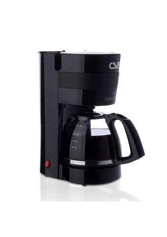 Cvs DN19813 Zaman Ayarlı Plastik Filtreli Karaf 1.25 L Hazne Kapasiteli 10 Fincan 750 W Siyah Filtre Kahve Makinesi