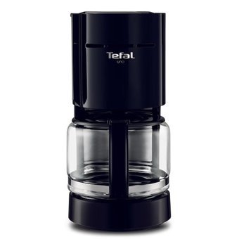 Tefal Zaman Ayarlı Plastik Filtreli Karaf 1.1 L Hazne Kapasiteli 10 Fincan Akıllı Siyah Filtre Kahve Makinesi