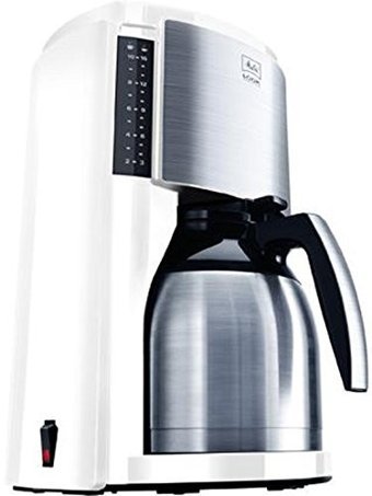 Melitta M 661 SST Look Therm Paslanmaz Çelik Filtreli Termoslu 1.2 L Hazne Kapasiteli 10 Fincan 900 W Beyaz Filtre Kahve Makinesi