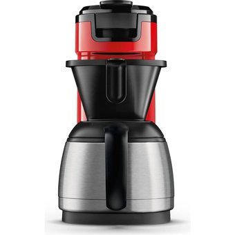Philips Senseo HD6592/64 Paslanmaz Çelik Filtreli Termoslu 1 L Hazne Kapasiteli 7 Fincan 1000 W Kırmızı Filtre Kahve Makinesi
