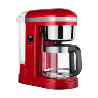 Kitchenaid 5KCM1209EER Zaman Ayarlı Plastik Filtreli Karaf 1.7 L Hazne Kapasiteli 12 Fincan Akıllı 1100 W Kırmızı Filtre Kahve Makinesi