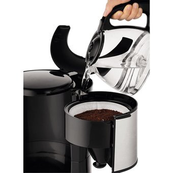 Moulinex FG3608 Paslanmaz Çelik Filtreli Karaf 1.25 L Hazne Kapasiteli 10 Fincan 1000 W İnox Filtre Kahve Makinesi