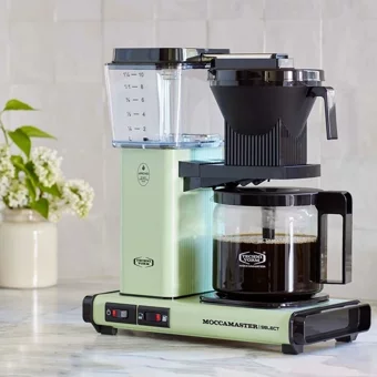 Moccamaster KBG741 Select Plastik Filtreli Karaf 1.25 L Hazne Kapasiteli 10 Fincan Akıllı 1520 W Pastel Yeşil Filtre Kahve Makinesi