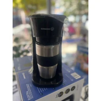 Korkmaz A5575 Elektra Midi Plastik Filtreli Termoslu 0.35 L Hazne Kapasiteli 1 Fincan 750 W Siyah Filtre Kahve Makinesi