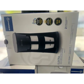 Korkmaz A5575 Elektra Midi Plastik Filtreli Termoslu 0.35 L Hazne Kapasiteli 1 Fincan 750 W Siyah Filtre Kahve Makinesi