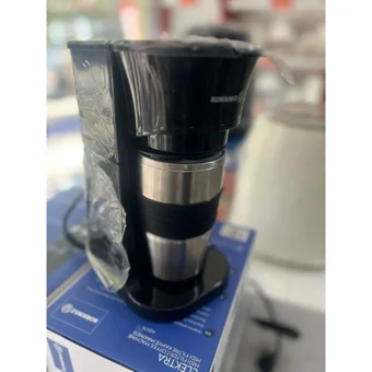 Korkmaz A5575 Elektra Midi Plastik Filtreli Termoslu 0.35 L Hazne Kapasiteli 1 Fincan 750 W Siyah Filtre Kahve Makinesi