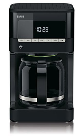 Braun PurAroma 7 Zaman Ayarlı Plastik Filtreli Karaf 1.25 L Hazne Kapasiteli 10 Fincan Akıllı 1100 W Siyah Filtre Kahve Makinesi