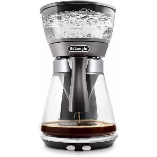 Delonghi ICM17210 Clessidra Plastik Filtreli Karaf 1.25 L Hazne Kapasiteli 10 Fincan 1200 W Gümüş Filtre Kahve Makinesi