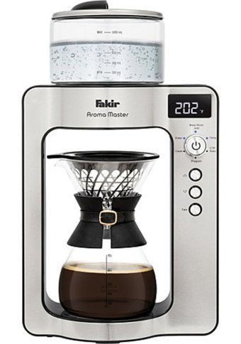 Fakir Aroma Master Zaman Ayarlı Çelik Filtreli Karaf 1 L Hazne Kapasiteli 10 Fincan Akıllı 1000 W Gri Filtre Kahve Makinesi