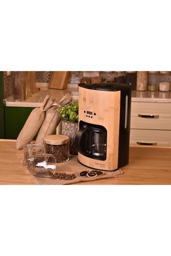 Bambum Natura Metal Filtreli Karaf 1000 W Kahverengi Filtre Kahve Makinesi