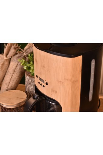 Bambum Natura Metal Filtreli Karaf 1000 W Kahverengi Filtre Kahve Makinesi