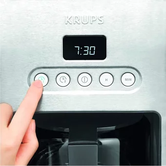 Krups Control Line Zaman Ayarlı Çelik Filtreli Karaf 1.25 L Hazne Kapasiteli 15 Fincan Akıllı 1000 W İnox Filtre Kahve Makinesi