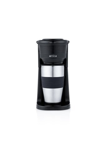 Arnica IH32140 Paslanmaz Çelik Filtreli Termoslu 0.4 L Hazne Kapasiteli Mini 750 W Siyah Filtre Kahve Makinesi