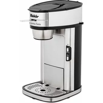 Fakir Aroma Solo Plastik Filtreli Bardaklı 0.41 L Hazne Kapasiteli 4 Fincan Akıllı 1300 W İnox Filtre Kahve Makinesi