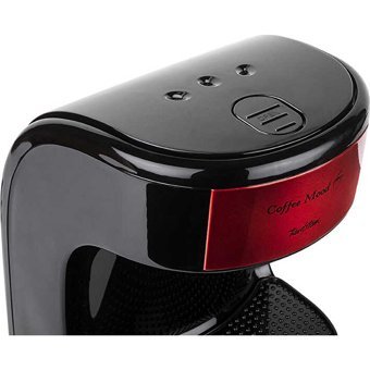 Tantitoni Coffe Mood Plastik Filtreli Bardaklı 0.3 L Hazne Kapasiteli 1 Fincan Mini 450 W Kırmızı Filtre Kahve Makinesi