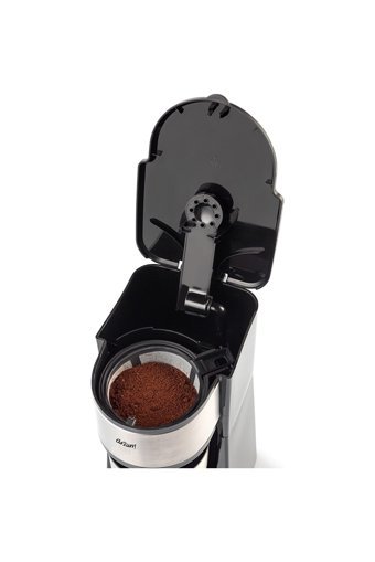 Arzum AR3104 Brew Mug Paslanmaz Çelik Filtreli Termoslu 0.41 L Hazne Kapasiteli 1 Fincan Mini 750 W Siyah Filtre Kahve Makinesi