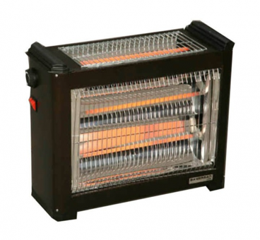 Bayersan 1800 Watt Şömine Quartz Isıtıcı Siyah