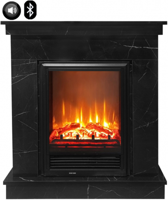 DLC 1169S Nero Small 1800 Watt Şömine Isıtıcı Siyah
