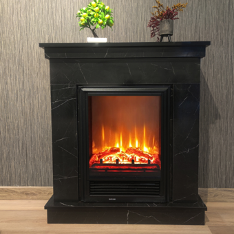 DLC 1169S Nero Small 1800 Watt Şömine Isıtıcı Siyah