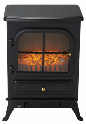 Blyss 1850 Watt Şömine Isıtıcı Siyah