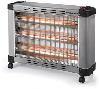 Premier PSB 2100 Marla 2100 Watt Şömine Quartz Isıtıcı Gri