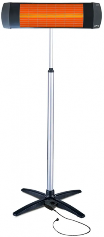 UFO Omri 12 1200 Watt Duvar Tipi Infrared Isıtıcı Siyah
