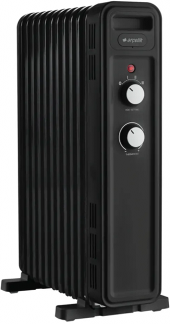 Arçelik ARI 11M 2300 2300 Watt 11 Dilimli Ayaklı Yağlı Radyatör Isıtıcı Siyah