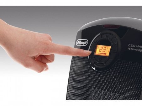 Delonghi DCH4590ER 1800 Watt Ayaklı Fanlı Isıtıcı Siyah