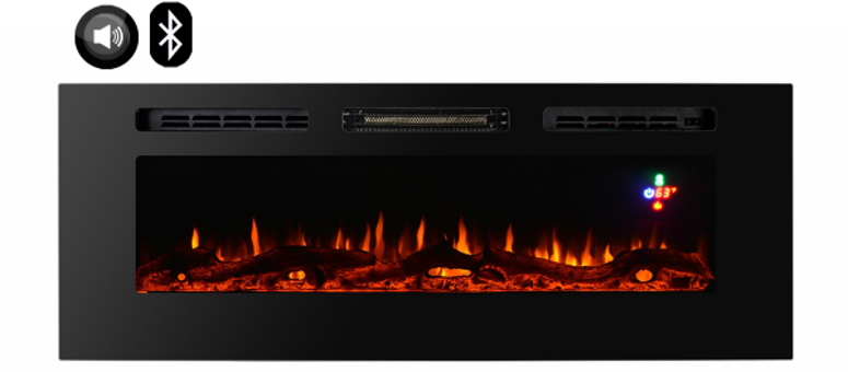 DLC IF-50FSBS Plazma 1800 Watt Şömine Isıtıcı Siyah