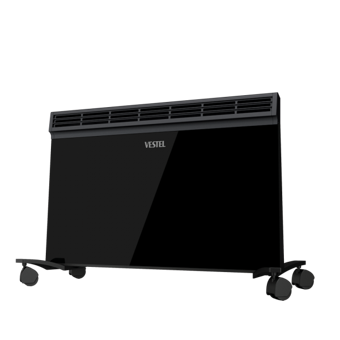 Vestel K 700 SE 2000 Watt Duvar Tipi Konvektör Isıtıcı Siyah