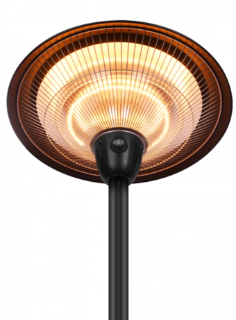 DLC Luxfire 1500 Watt Ayaklı Halojen Isıtıcı Siyah