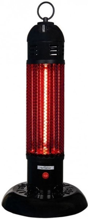 Hottable Tekno Mobile Plus 2000 Watt Ayaklı Infrared Isıtıcı Siyah