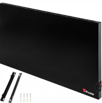 Kuas Hybridboard 1000 1000 Watt Duvar Tipi Infrared Isıtıcı Siyah